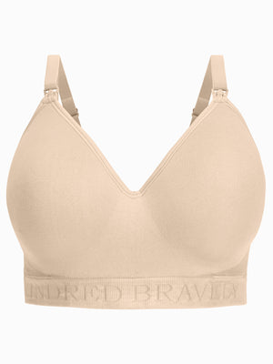 Signature Sublime® Contour Maternity & Nursing Bra in Beige | Kindred Bravely